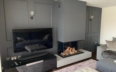 Luxury Fire Showrooms latest Fireplace Transformation in April!