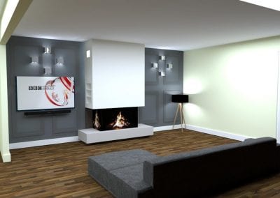 Fireplace CAD drawing Manchester