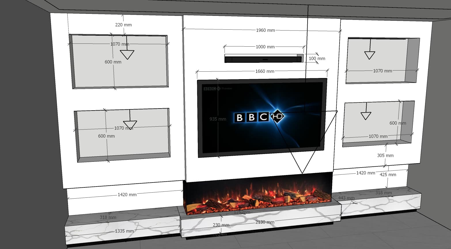 Manchester Luxury Fireplace